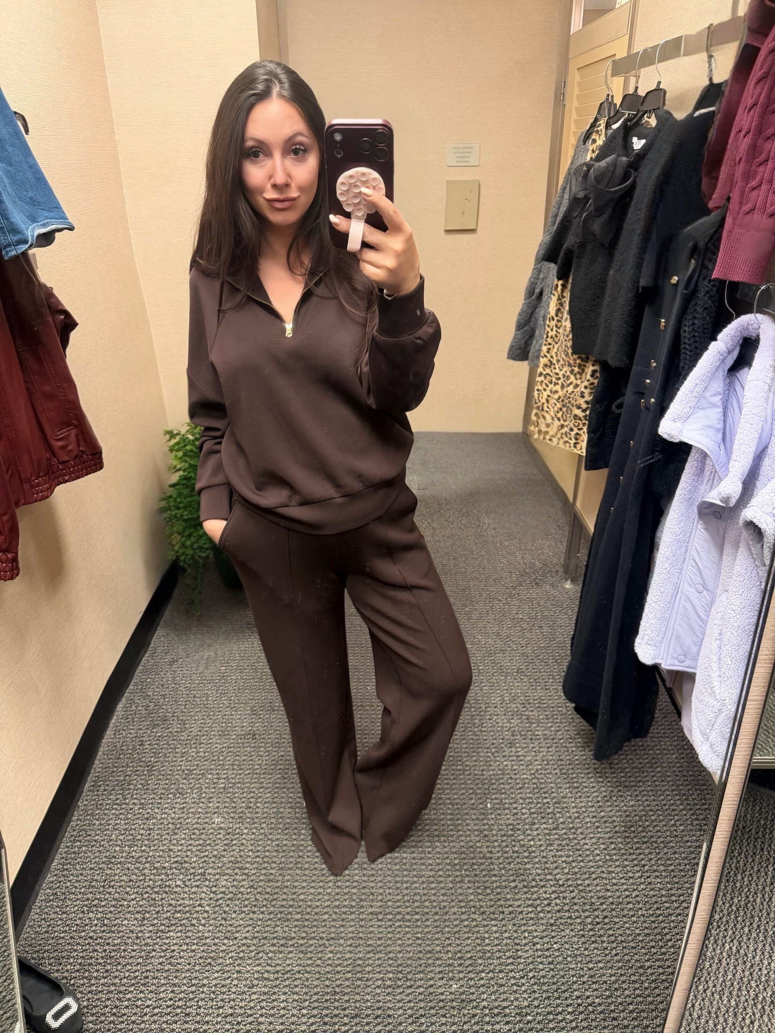 If you are looking for literally butter soft set this is it! It’s so nice I don’t want to take it off at the store! Many other colors are available but this chocolate brown is my favorite! 

#LTKMidsize #LTKOver40 #LTKSeasonal