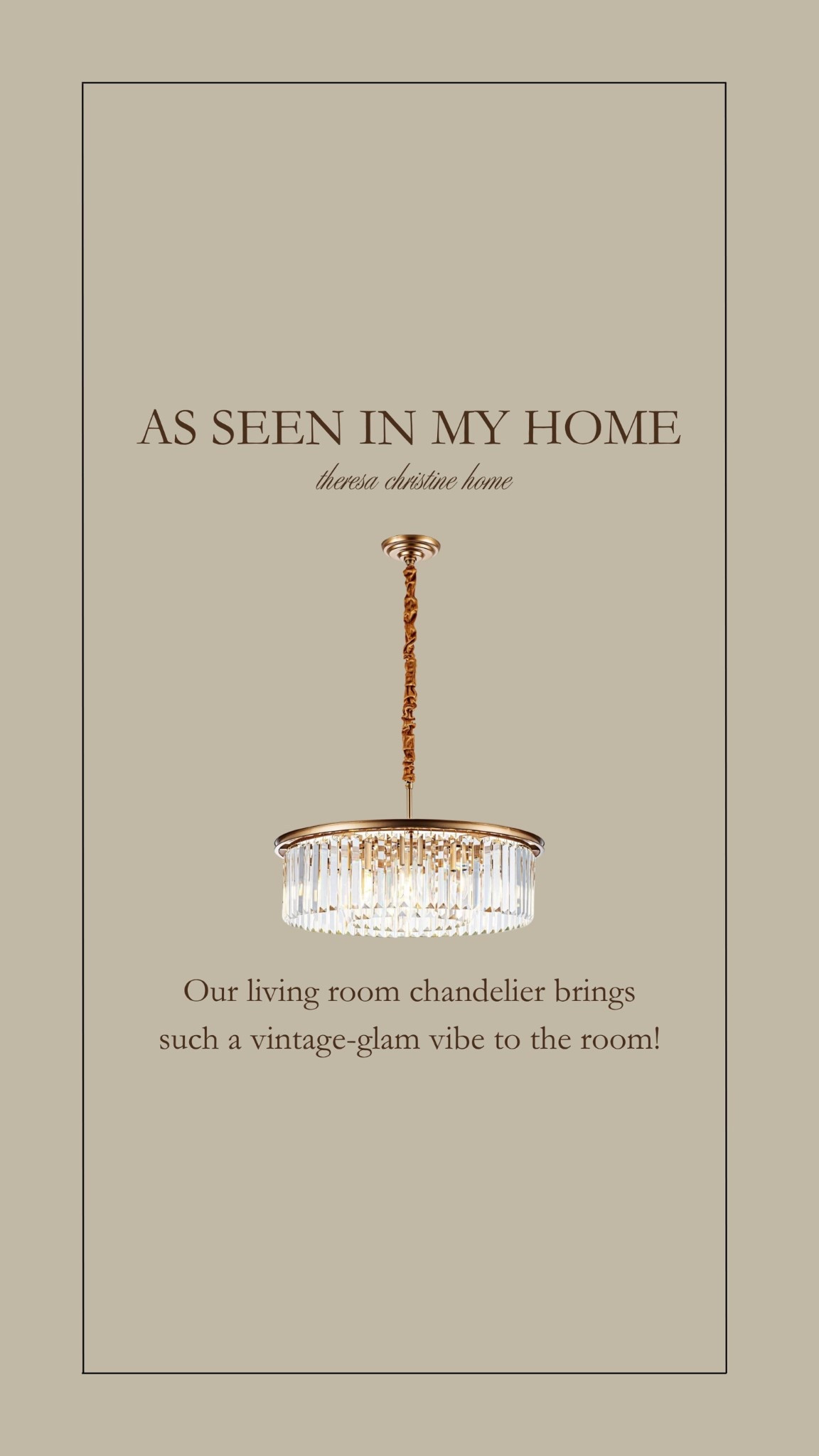 As seen in my home — our living room chandelier! ✨ I love the vintage glam it brings to our home! 

#LTKHome
