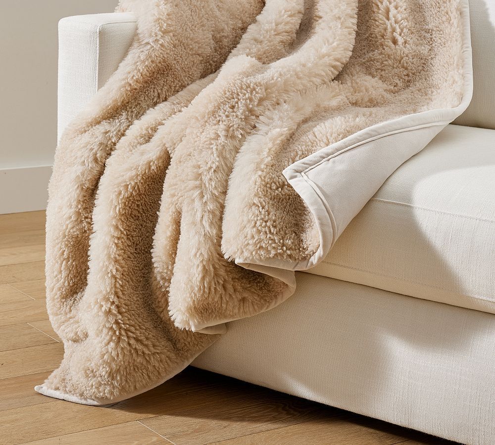 Dream Faux Fur Throw Blanket | Pottery Barn (US)