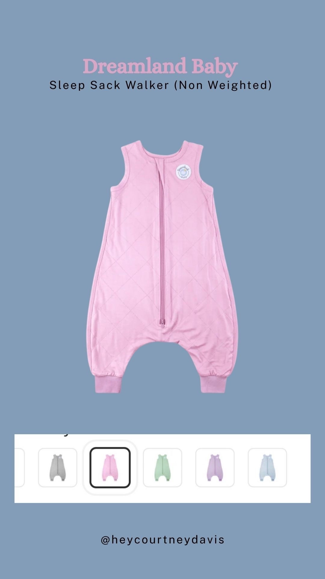 Non weighted sleep sack! Purchased this for my almost 3 year old. So excited!!! 
You can click the link for a discount! https://dreamlandbabyco.com/COURTNEYDAVIS

#LTKKids #LTKmomlife