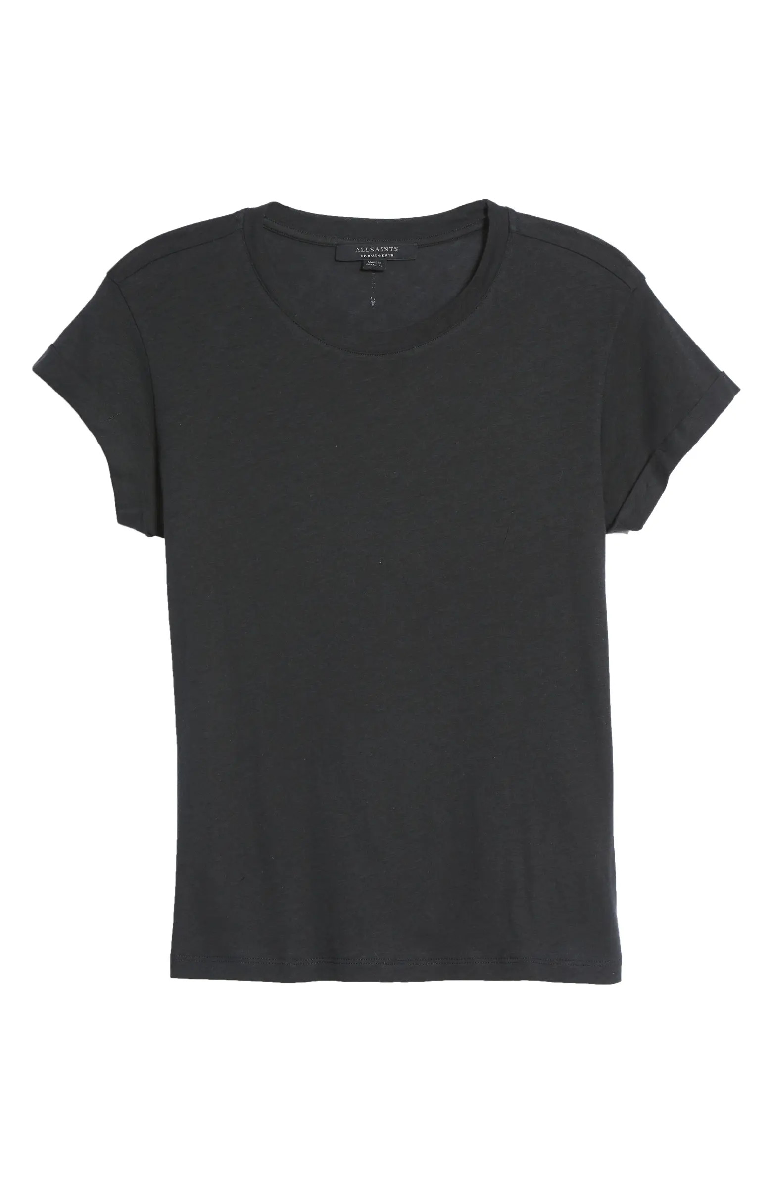 Anna Cuff Sleeve Cotton T-Shirt | Nordstrom