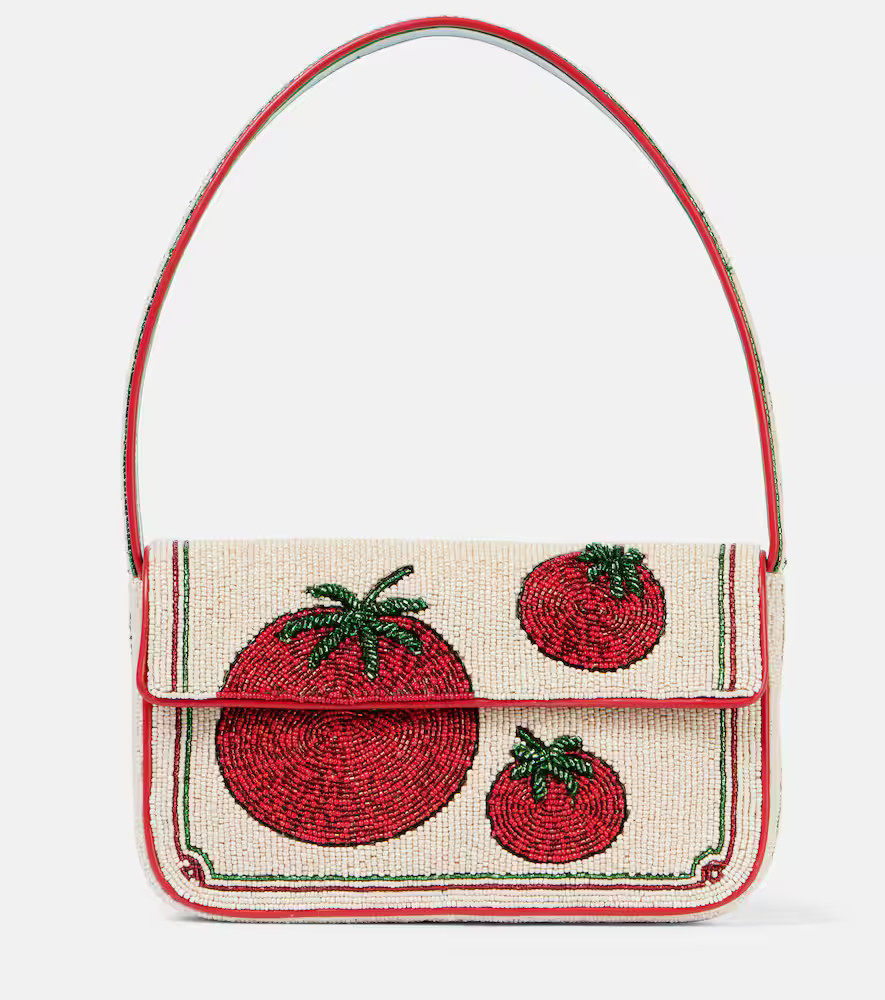 Staud Tommy beaded shoulder bag | Mytheresa (UK)