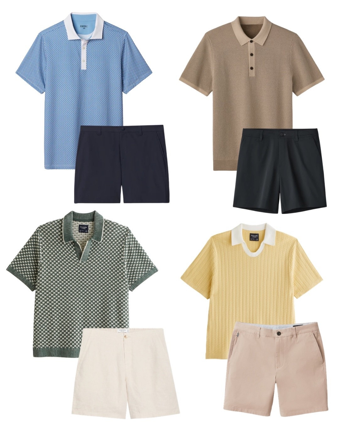 Men’s golf tournament outfits 