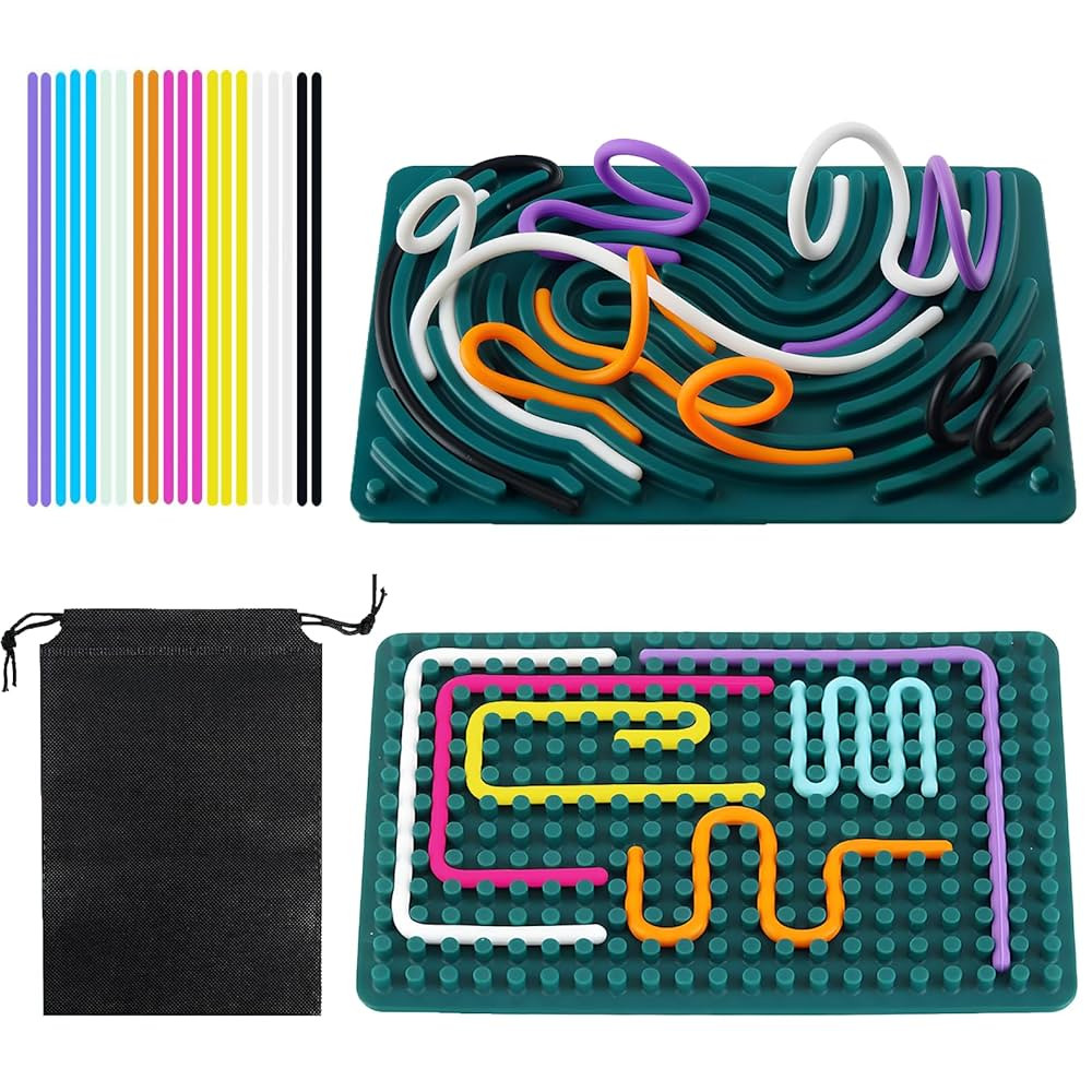 Push Peel Sensory Board, Double-Sided Silicone Sensory Activity Board, Fidget Toys Adults Anxiety... | Amazon (CA)