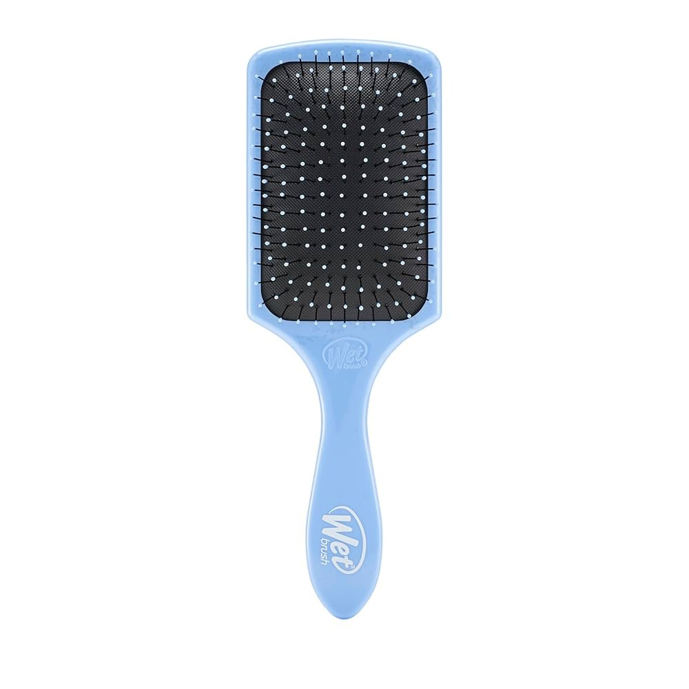Wet Brush Paddle Detangler Hair Brush, Sky, Ultra-Soft IntelliFlex Bristles with AquaVent Design,... | Amazon (US)
