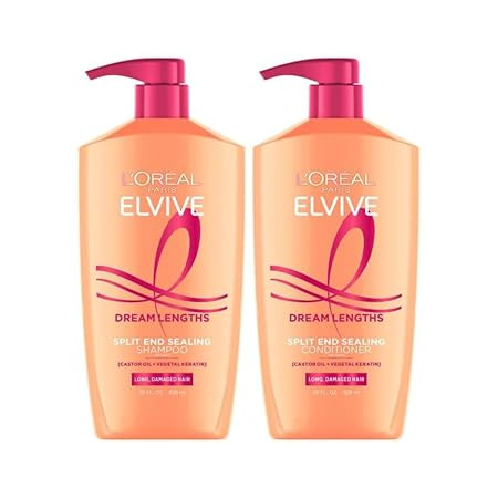 L'Oreal Paris Elvive Dream Lengths Shampoo and Conditioner Kit, Paraben Free, 1 kit | Amazon (US)