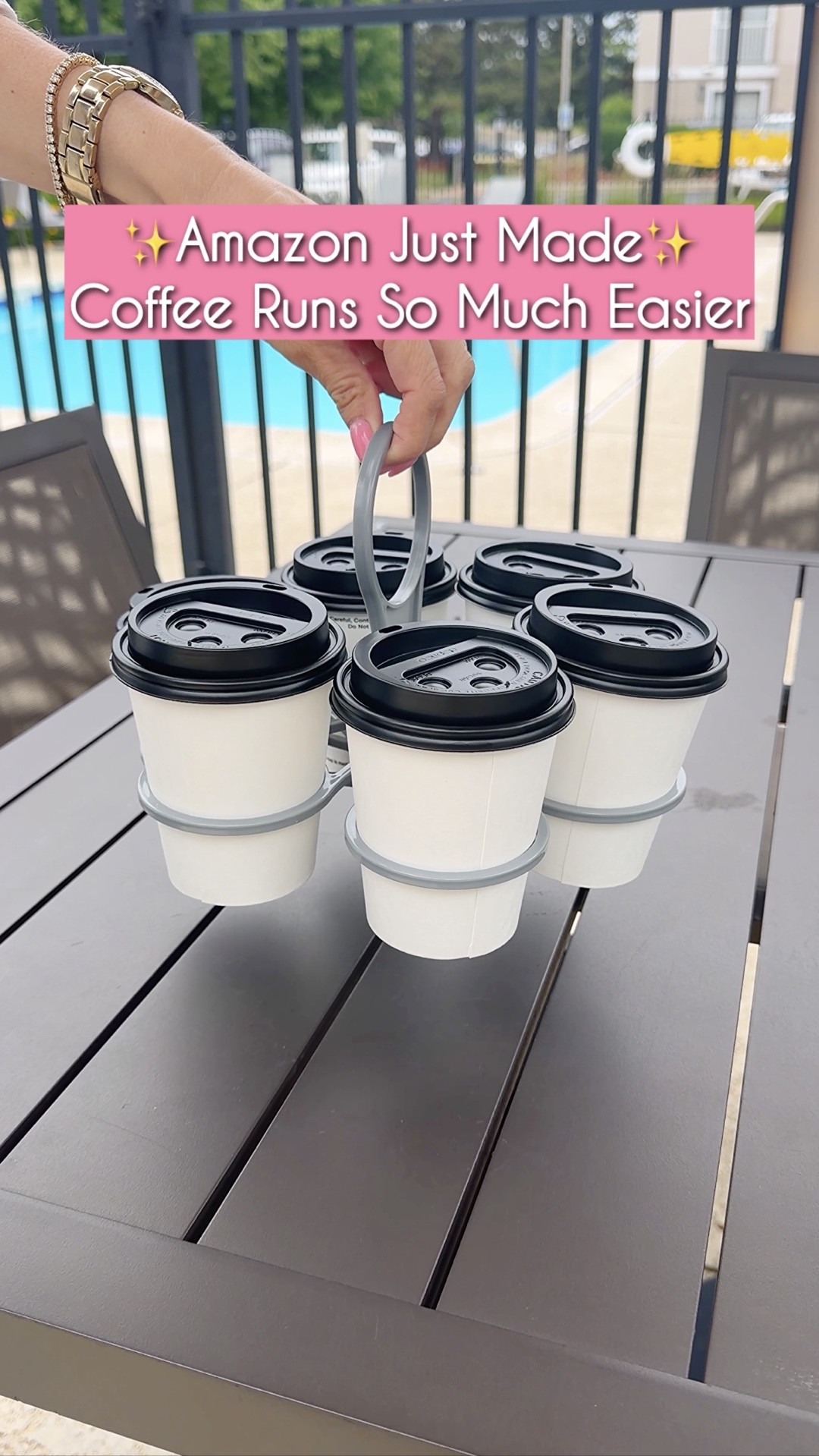 The Amazon find that solves the “not enough hands” problem. This fold‑away drink carrier fits in your pocket and holds up to 6 drinks. Perfect for travel, coffee runs, and events.
#amazonfinds #coffeerun #travelessentials

#LTKHome #LTKSaleAlert #LTKTravel