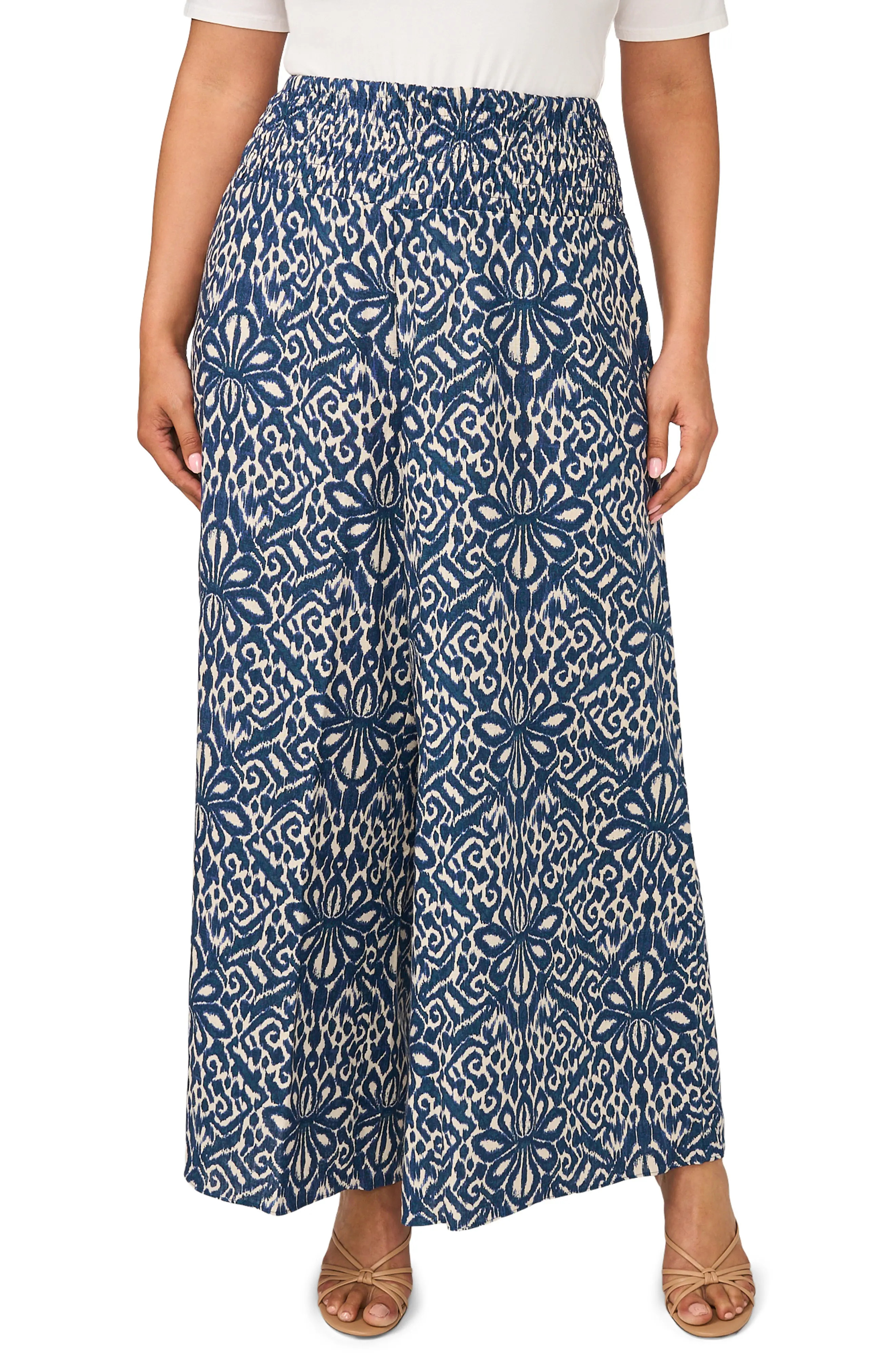 Smocked Waist Wide Leg Pants (Women) | Nordstromrack | Nordstrom Rack