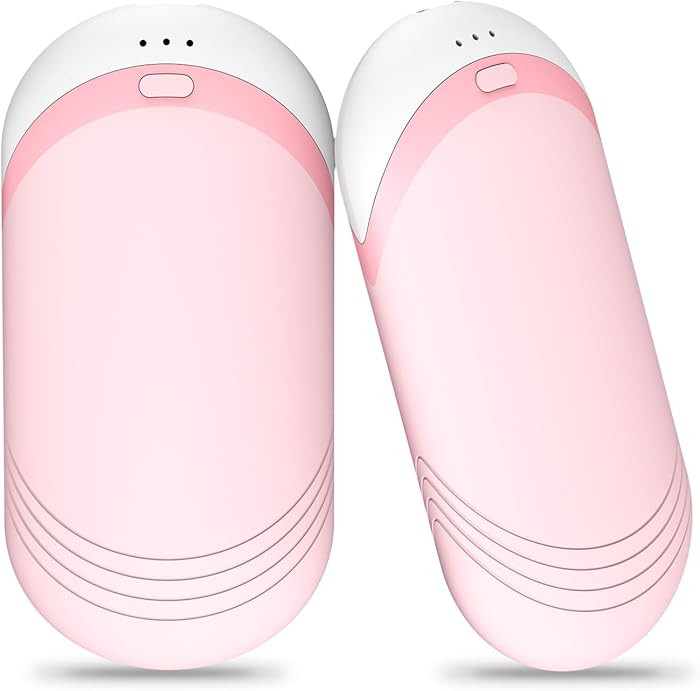 Hand Warmers Rechargeable [Equipped with Heat-conducting Silicone][Double-Sided Heating] [Shockpr... | Amazon (US)