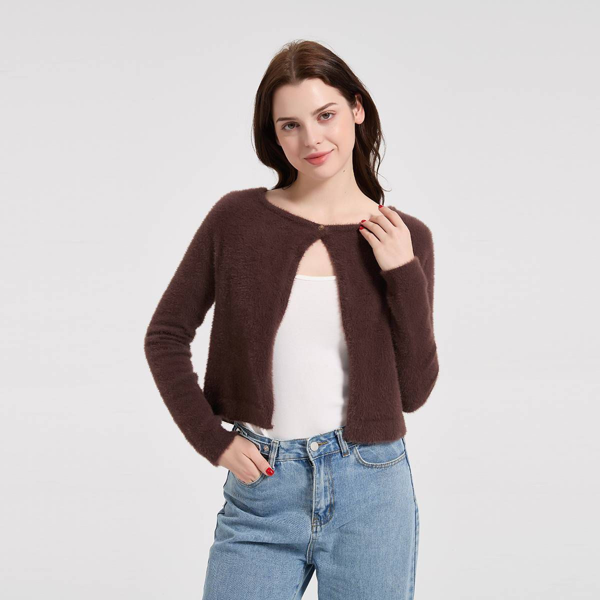 Women's Fuzzy Cardigan - Wild Fable™ | Target