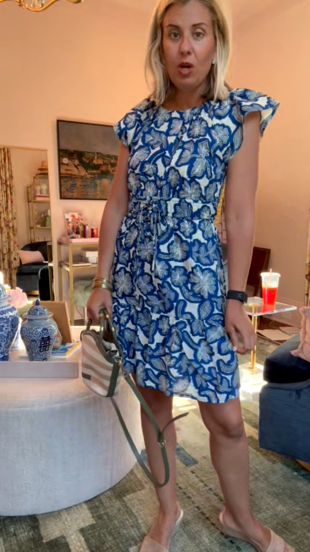 Yall are going to flip over this one! Stretchy, flutter sleeves, pockets and sooooo flattering! I’m in xs and 8 wedge tts.

#LTKdayinmylife #LTKootd #LTKmomlife