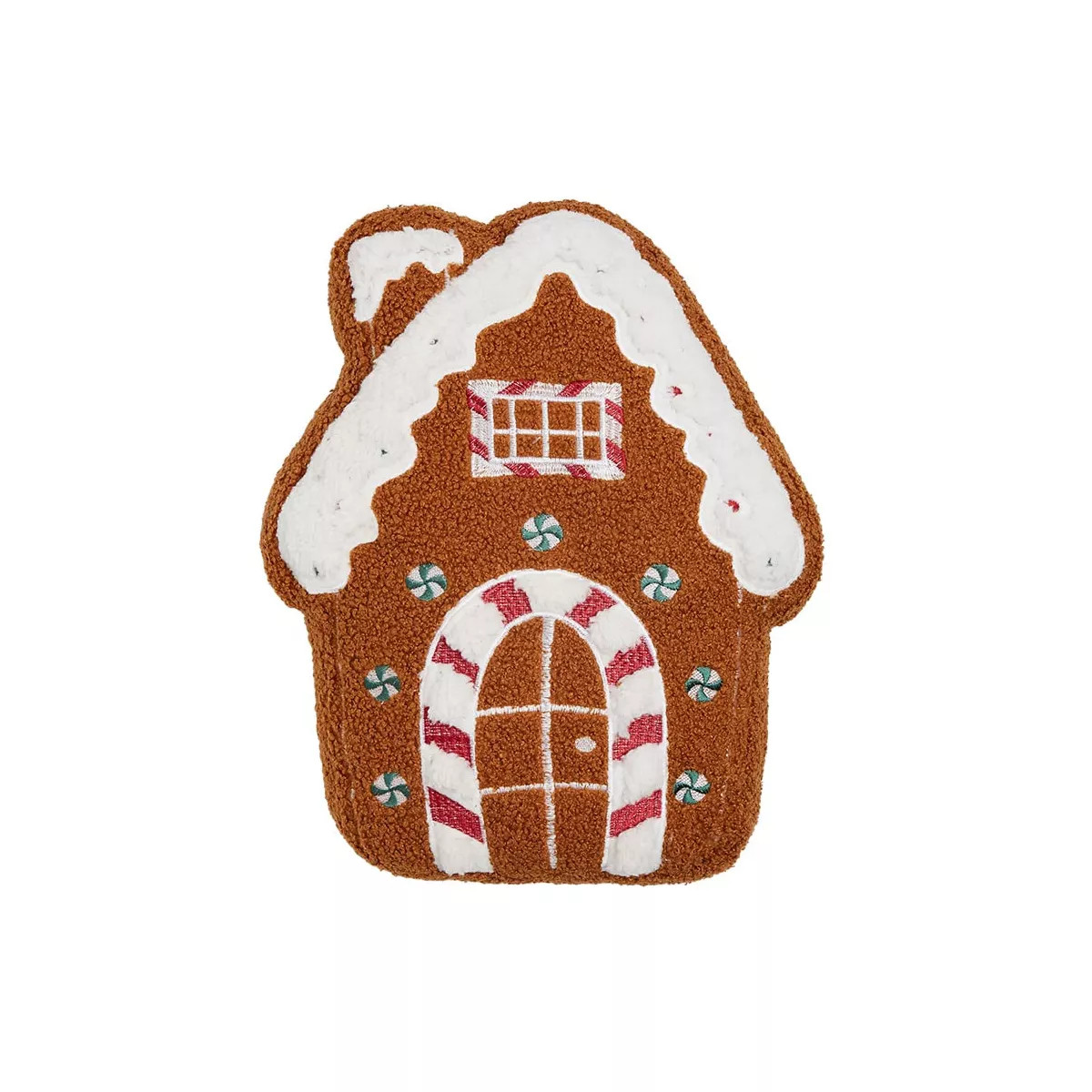 The Lakeside Collection Christmas Shaped Accent Pillows - Gingerbread House | Target