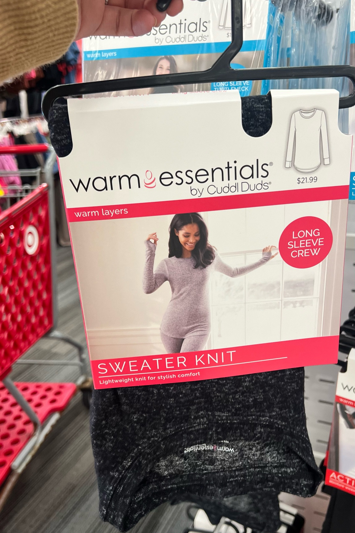 Warm Essentials by Cuddl Duds Women's Sweater Knit Thermal Crewneck Top

#LTKSeasonal #LTKMidsize #LTKStyleTip