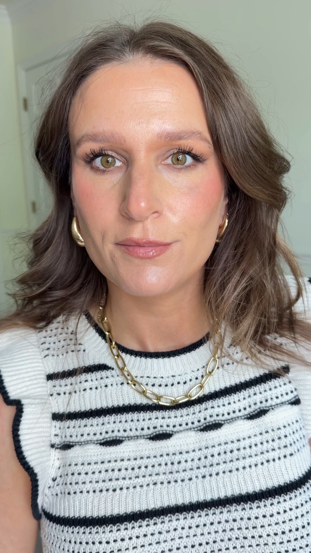 The key to flawless makeup? The right products. Here are three I’ve been loving lately:

Summer Fridays Bronzer Butter Balm — This melts seamlessly into the skin for a natural, sun-kissed finish. Infused with ceramides, peptides, and a trio of butters, it’s a dream for dry skin.

Rose & Ben Beauty C40.5 Bronzer Brush — Perfectly shaped to hug the face’s natural contours, this brush makes blending effortless.

Sarah Creal Coming in Hot Blurring Pressed Mousse Blush — Blends like a cream, wears like a powder. Long-lasting, blurring, and gives the most natural-looking flush.

#LTKgrwm #LTKOver40 #LTKBeauty
