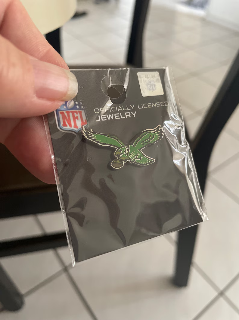 Philadelphia Eagles Retro Lapel Hat Pin Officially Licensed - Etsy | Etsy (US)