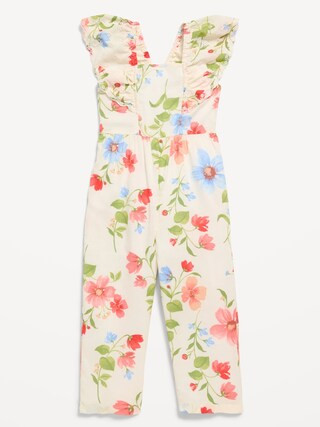 Printed Ruffled Jumpsuit for Toddler Girls | Old Navy (CA)