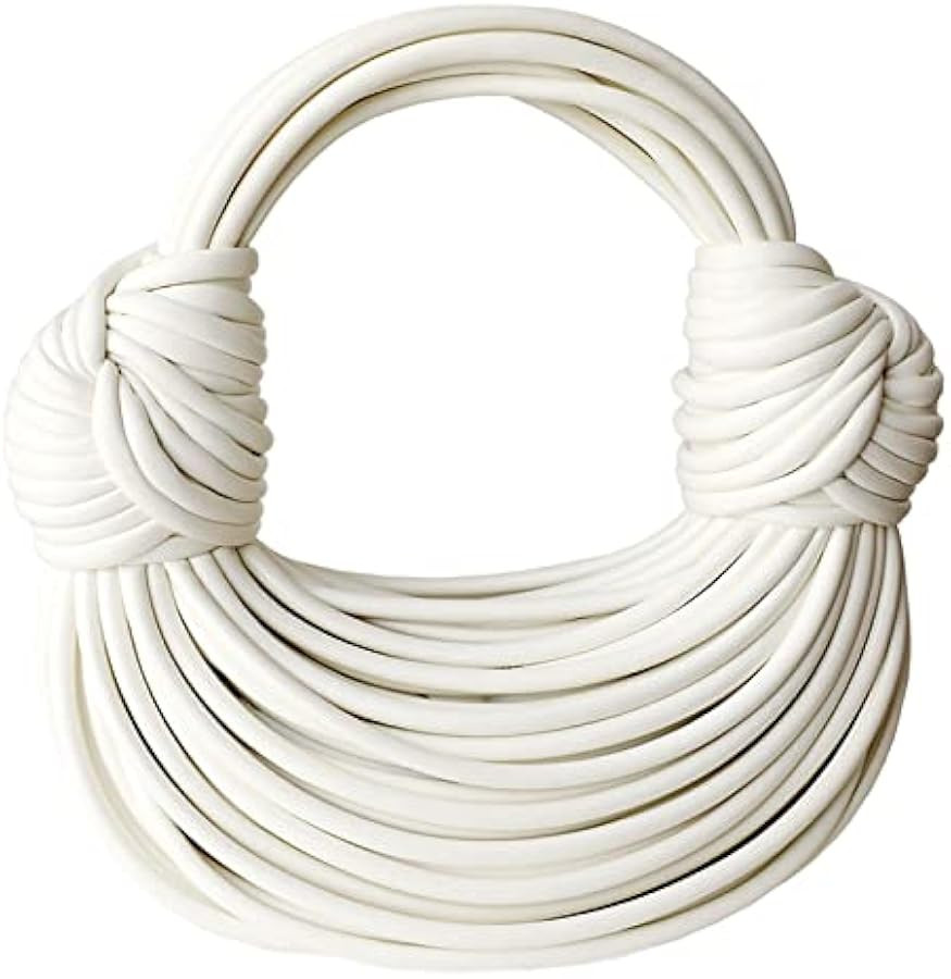 Hand-Woven Bread Women's Clutch Top Handle Satchel Shoulder Crossbody Creative Noodles Purses Und... | Amazon (US)