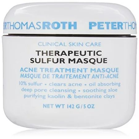 ($52 Value) Peter Thomas Roth Therapeutic Acne Treatment Sulfur Clay Face Mask, 5.0 Oz | Walmart (US)