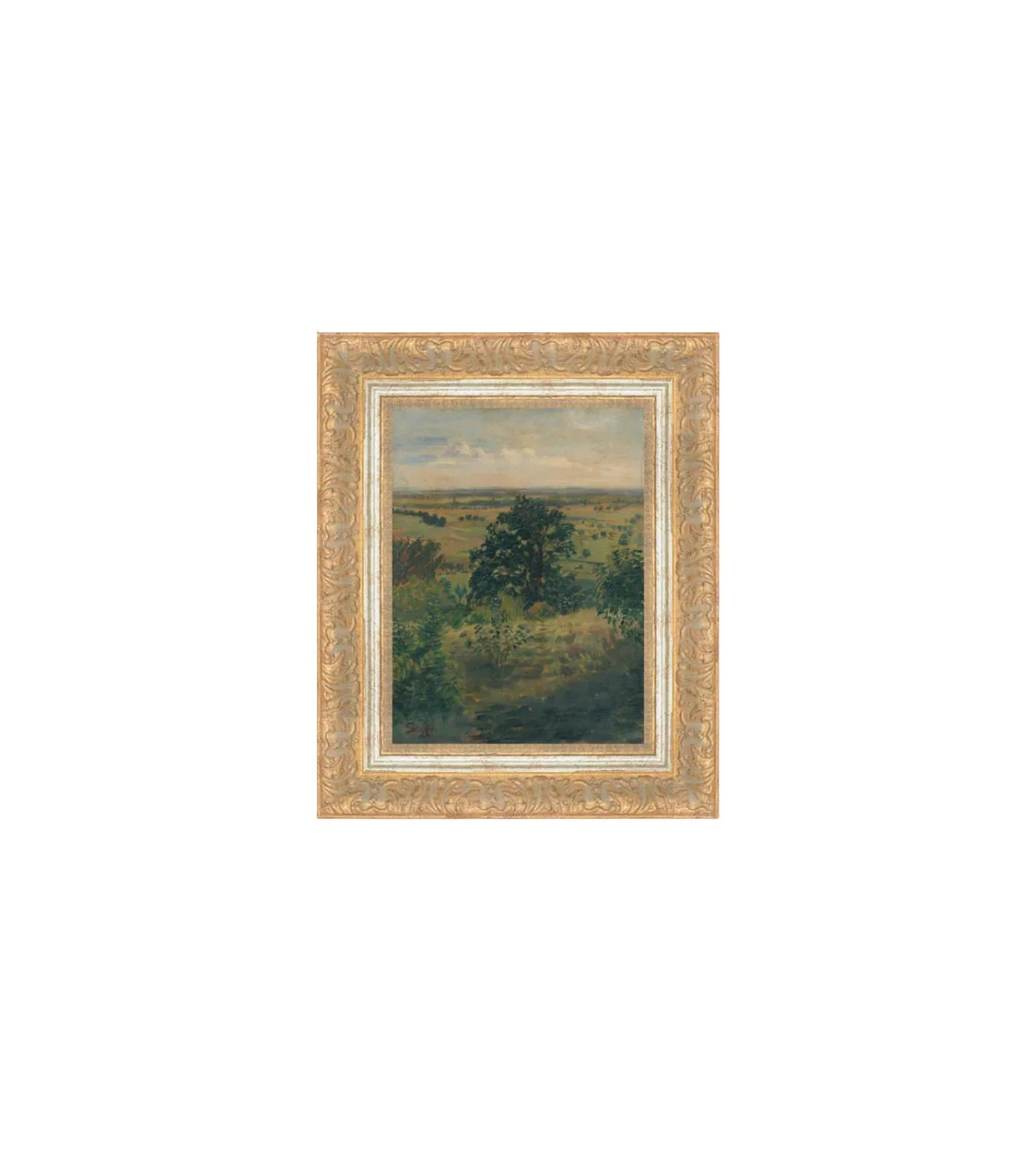 View of Sur Stefan Framed Art, 10x12 | Cottage and Key