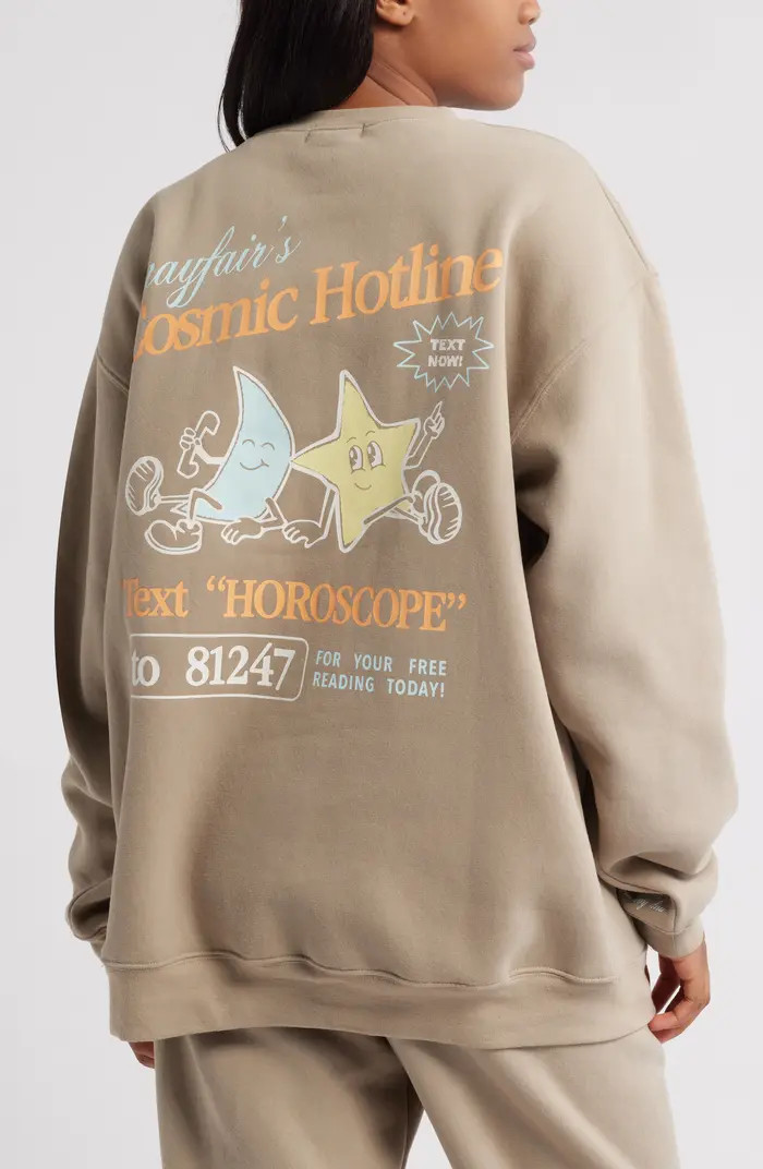 Cosmic Hotline Crewneck Sweatshirt | Nordstrom