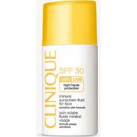 Clinique SPF30 Mineral Sunscreen Fluid for Face 30ml | Selfridges