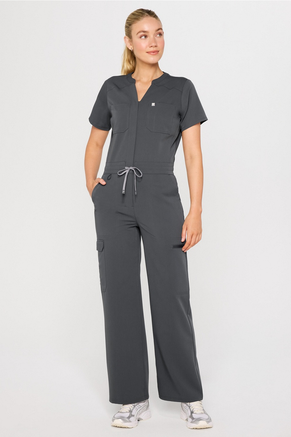 Empower Wide Leg Scrub Jumpsuit | Fabletics