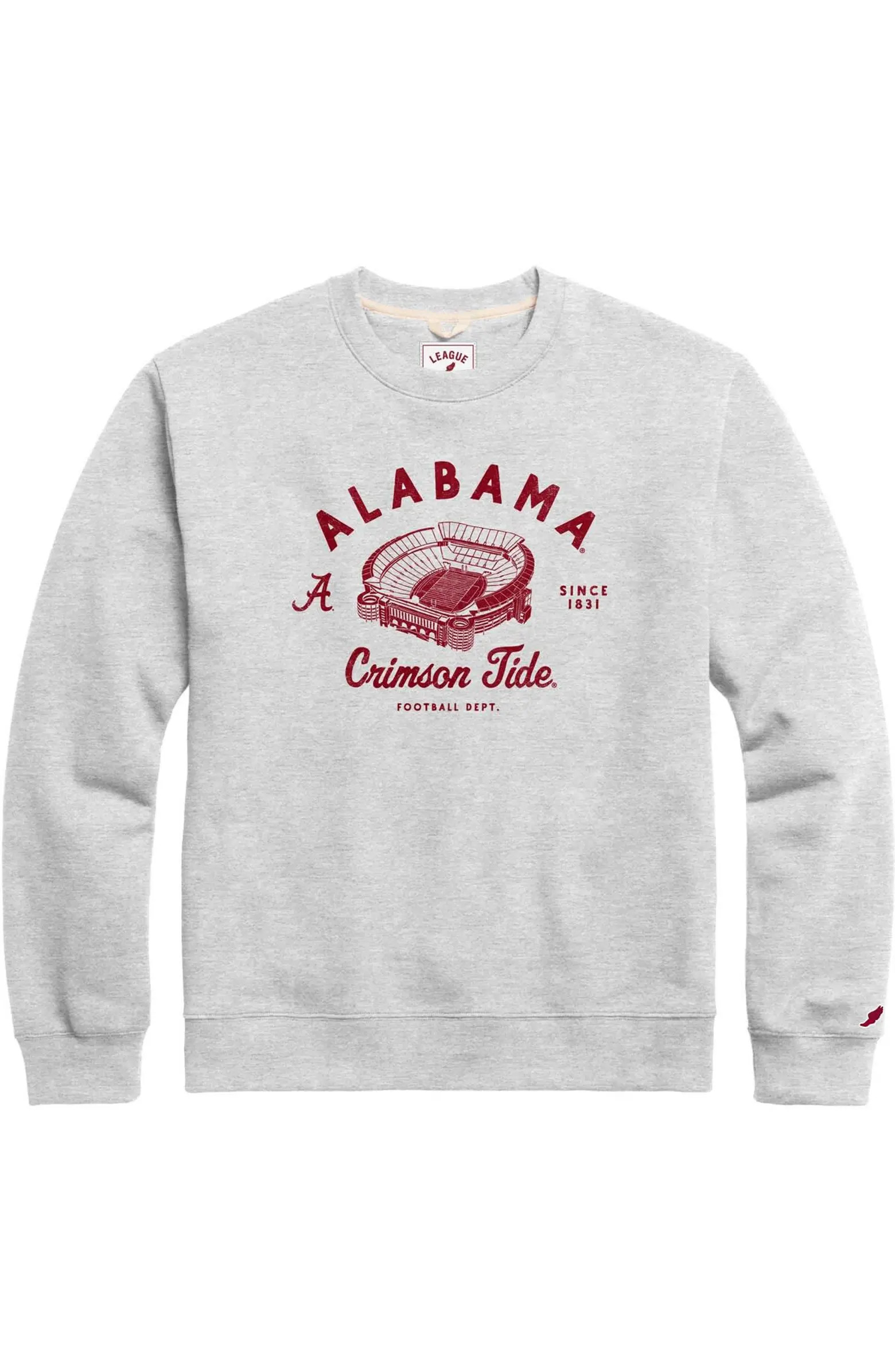 LEAGUE COLLEGIATE WEAR Men's League Collegiate Wear Heather Gray Alabama Crimson Tide Stadium Ess... | Nordstrom