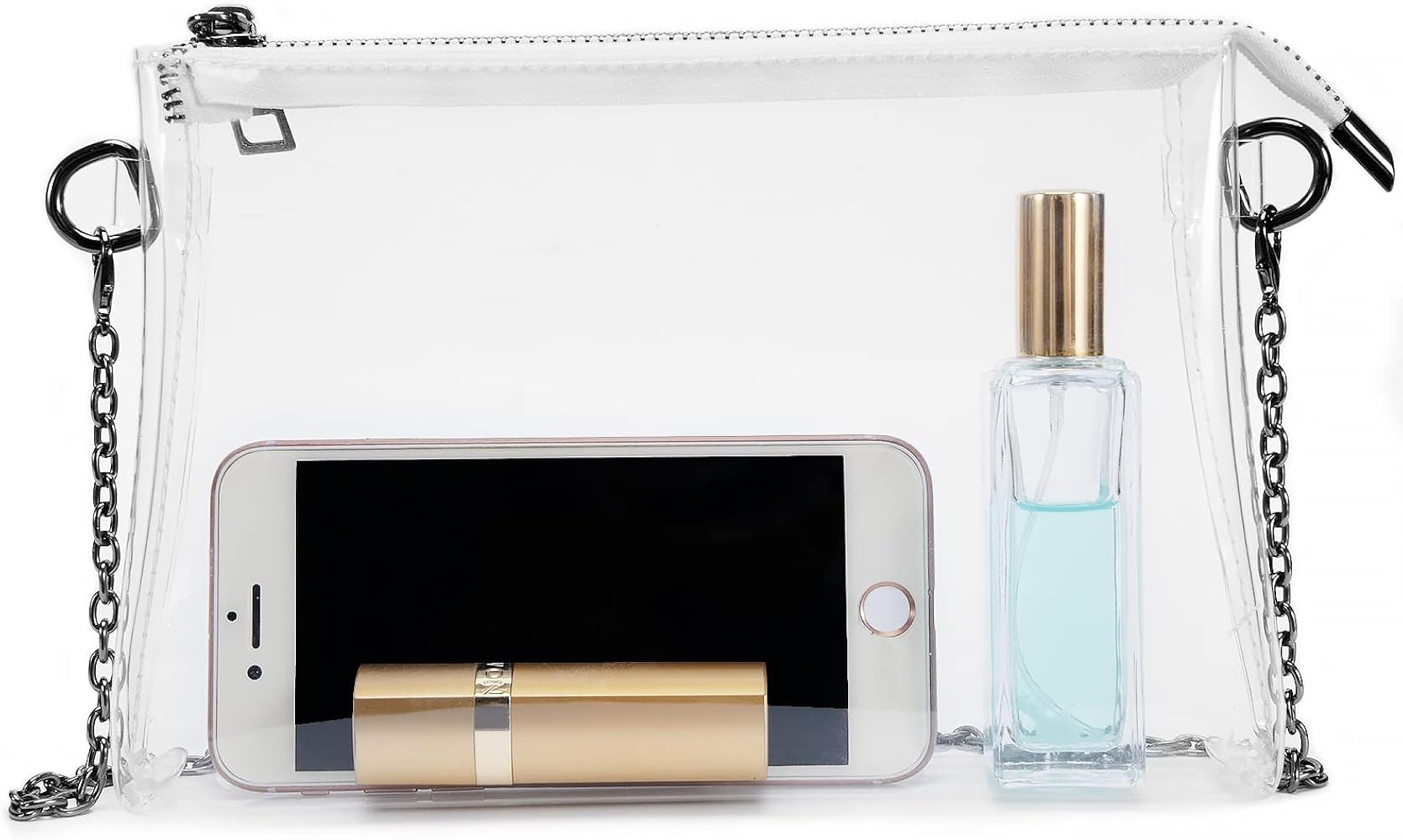 Lorbro Clear Purse for Women Stadium Approved, Clear Crossbody Bag with Zipper Closure, Transpare... | Amazon (US)