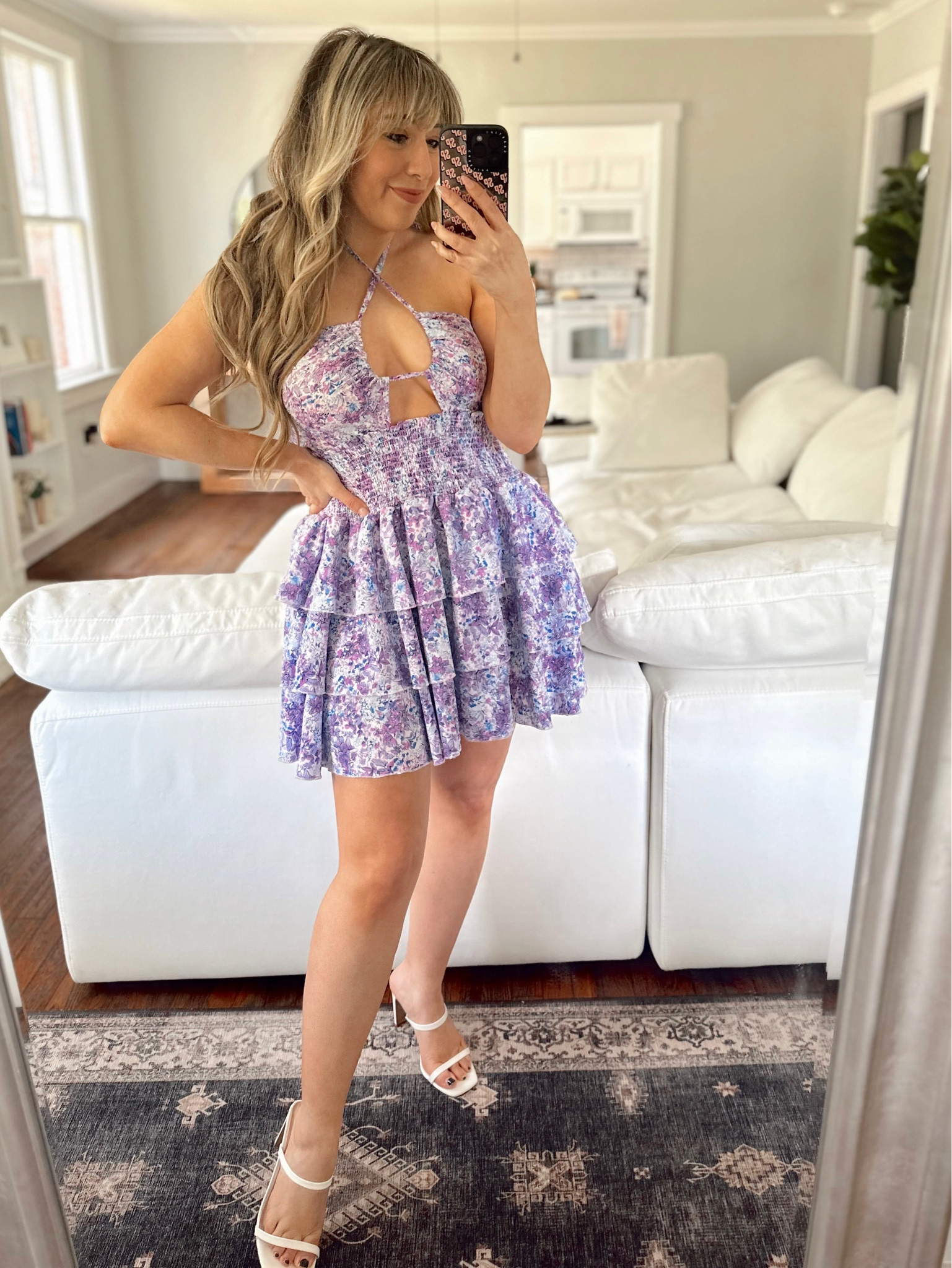 Amazon spring dress - floral mini dress - runs true to size, I’m in a medium. Easter dress, floral dress 

#LTKSeasonal #LTKunder50 #LTKunder100