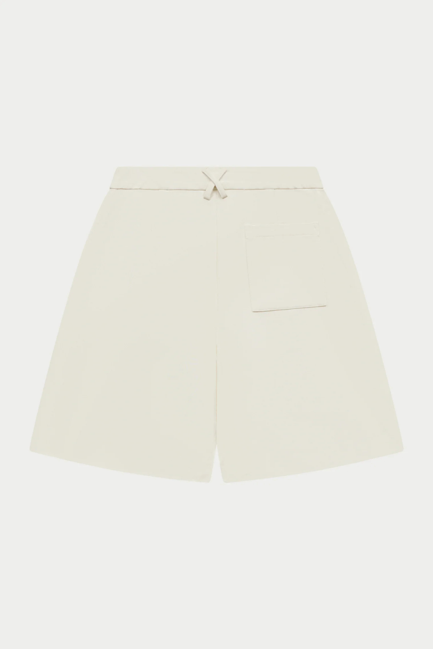 LONGLINE BERMUDA SHORTS - OFF WHITE | The Couture Club