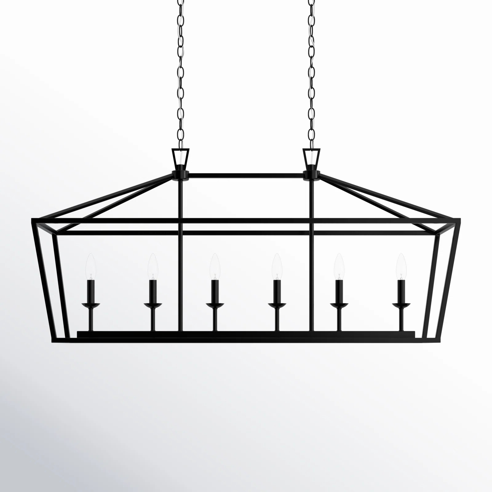 Hertford 6 - Light Dimmable Kitchen Island Geometric Chandelier | Wayfair North America