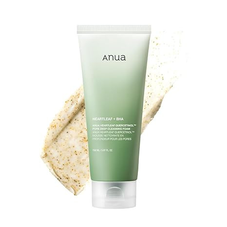 ANUA Heartleaf Quercetinol Pore Deep Cleansing Foam, Facial Cleanser, for Double Cleansing, BHA, ... | Amazon (US)