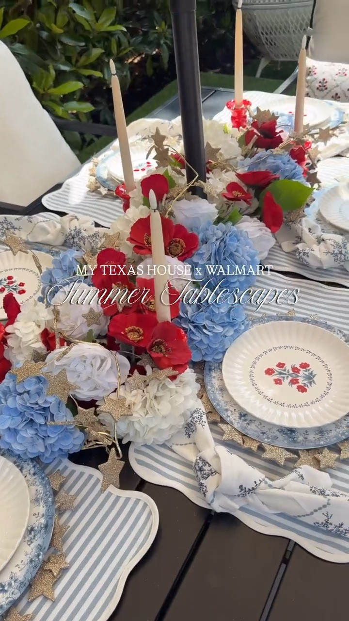 Summer is for hosting!! Backyard parties are the best this time of year, and we are loving using our summer collection for our tablescapes!

#LTKSeasonal #LTKHome