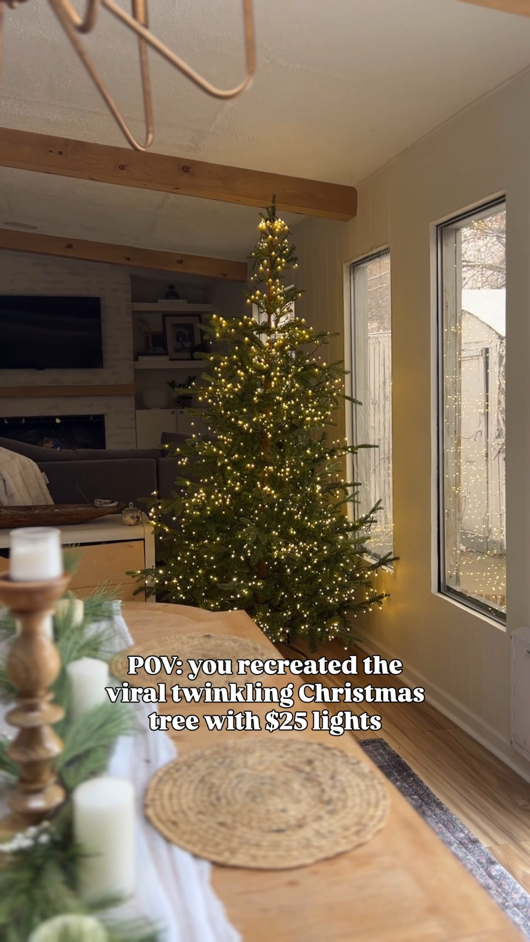 I used 4 strands of these twinkling light strands to recreate the viral twinkling Christmas tree for 1/4 of the cost 🎄

#LTKFindsUnder100 #LTKHome #LTKHoliday