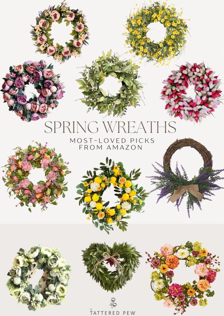 Shop my favorite spring wreaths that I’ve found on Amazon! 

Spring florals, spring time wreaths, winter wreaths, bright florals. 


#LTKstyletip #LTKSeasonal #LTKhome