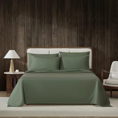 Eddie Bauer Logan Collection Green Twin Sheet Set | Target