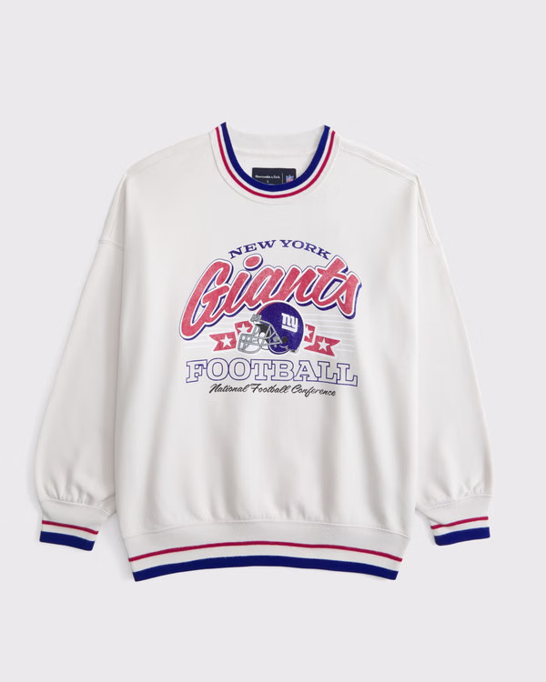 Women's New York Giants Vintage Sunday Crew | Women's Tops | Abercrombie.com | Abercrombie & Fitch (US)