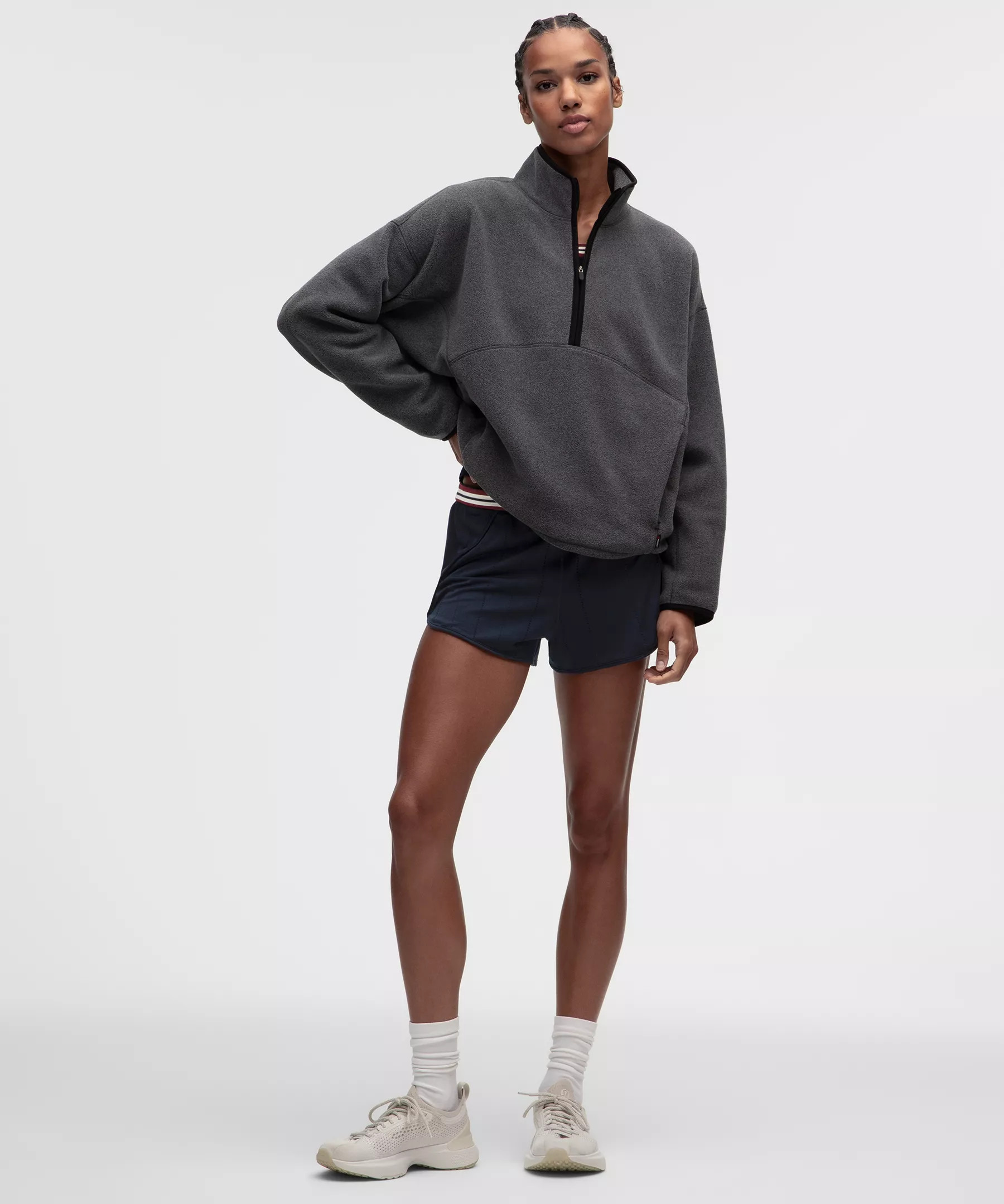 Seamless Stripe Trim Mid-Rise Short 3 | Lululemon (US)