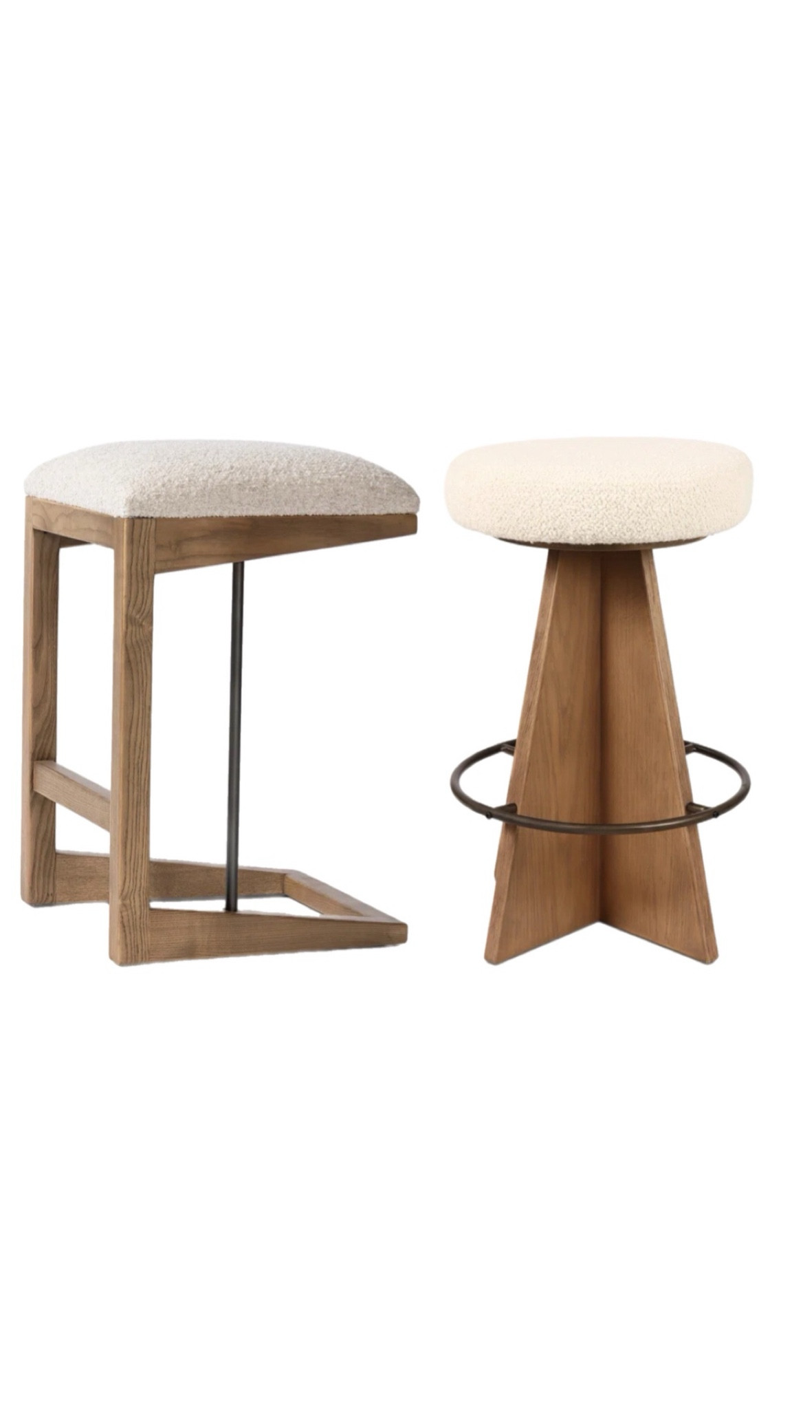 I can’t decide between these two bar stools—I love them both for different reasons! One feels so cozy, the other so stylish, and now I’m stuck trying to pick a favorite!

Stools, bar, chair, Tan area rug, light brown area rug, tan ottoman, round ottoman, footrest, footstool, living room furniture, square coffee table, pleated shade floor lamp, white vase, dried flowers, dried florals, dried stems, home decor, home accents, neutral home, spring home

#LTKHome #LTKSaleAlert #LTKSeasonal