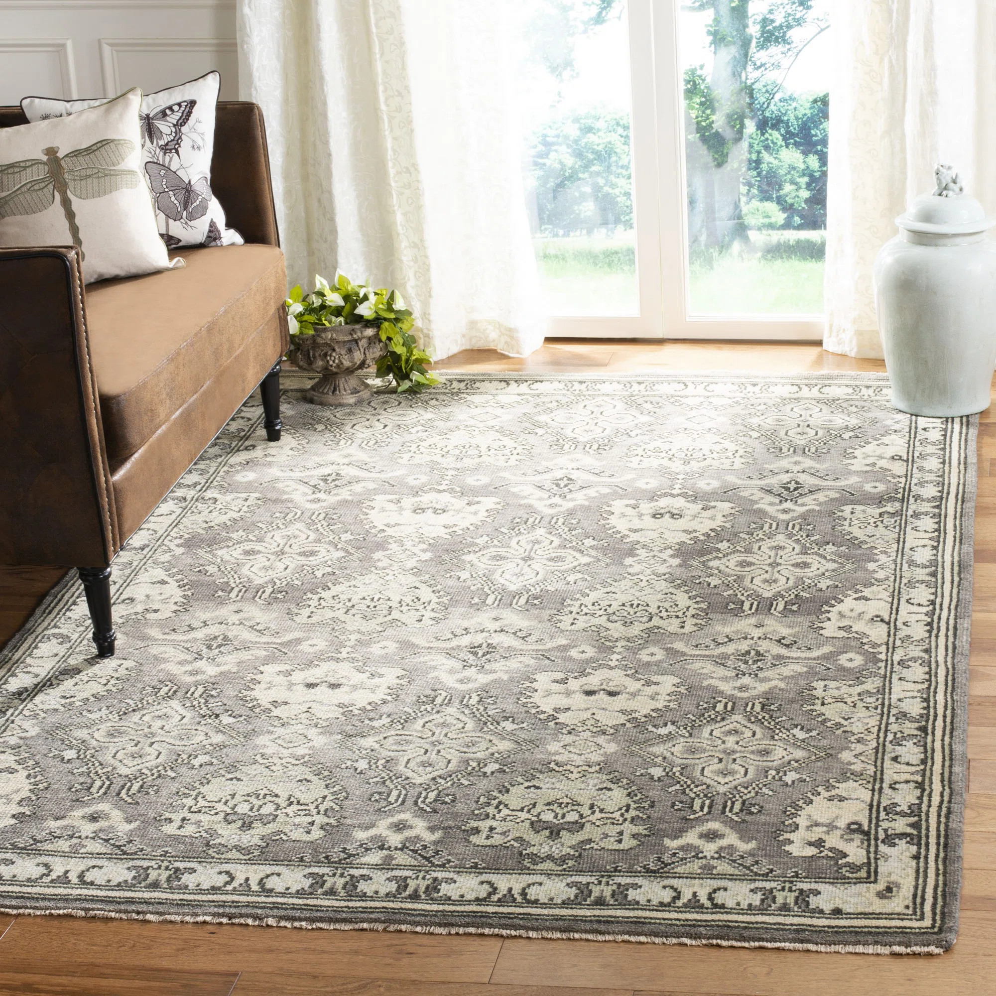 Sivas Hand Knotted New Zealand Wool Ikat Rug | Wayfair North America