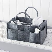 The White Company Dream Felt Storage Bag, Grey, Size: One Size | The White Company (UK)