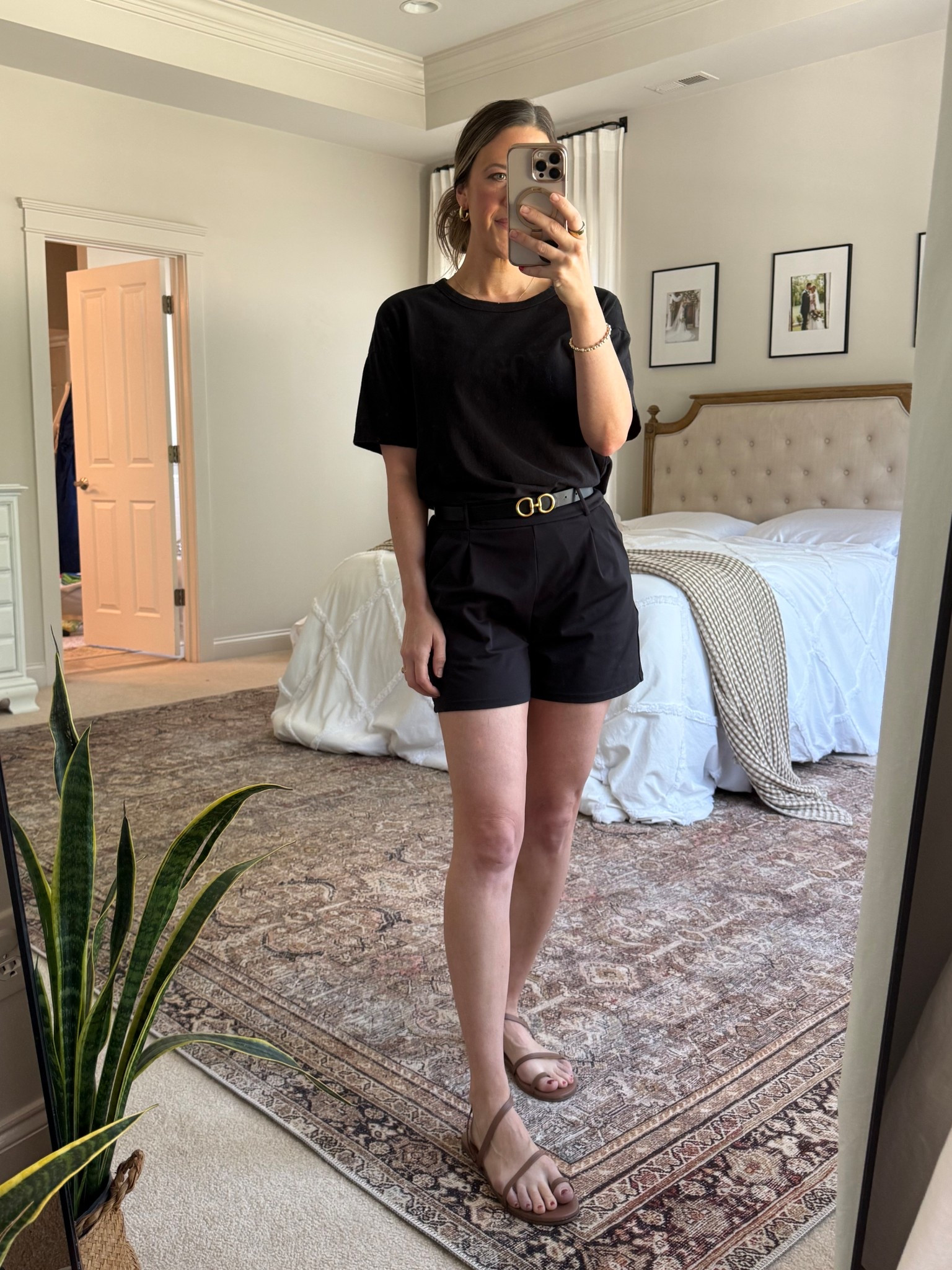 Day 24 of my trial capsule wardrobe. If you’re looking for gym shorts that look elevated, these are it. $26 from Amazon. Add a belt and you look polished but feel like you’re living in gym shorts. 

Capsule Wardrobe, Minimalist Style, Preppy Style , Classic Style, Chic Summer Outfit, Elevated Mom Style 



#LTKFindsUnder50 #LTKSeasonal #LTKStyleTip