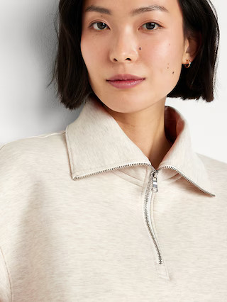 Bounce Fleece Half-Zip Pullover Sweatshirt | Old Navy (US)