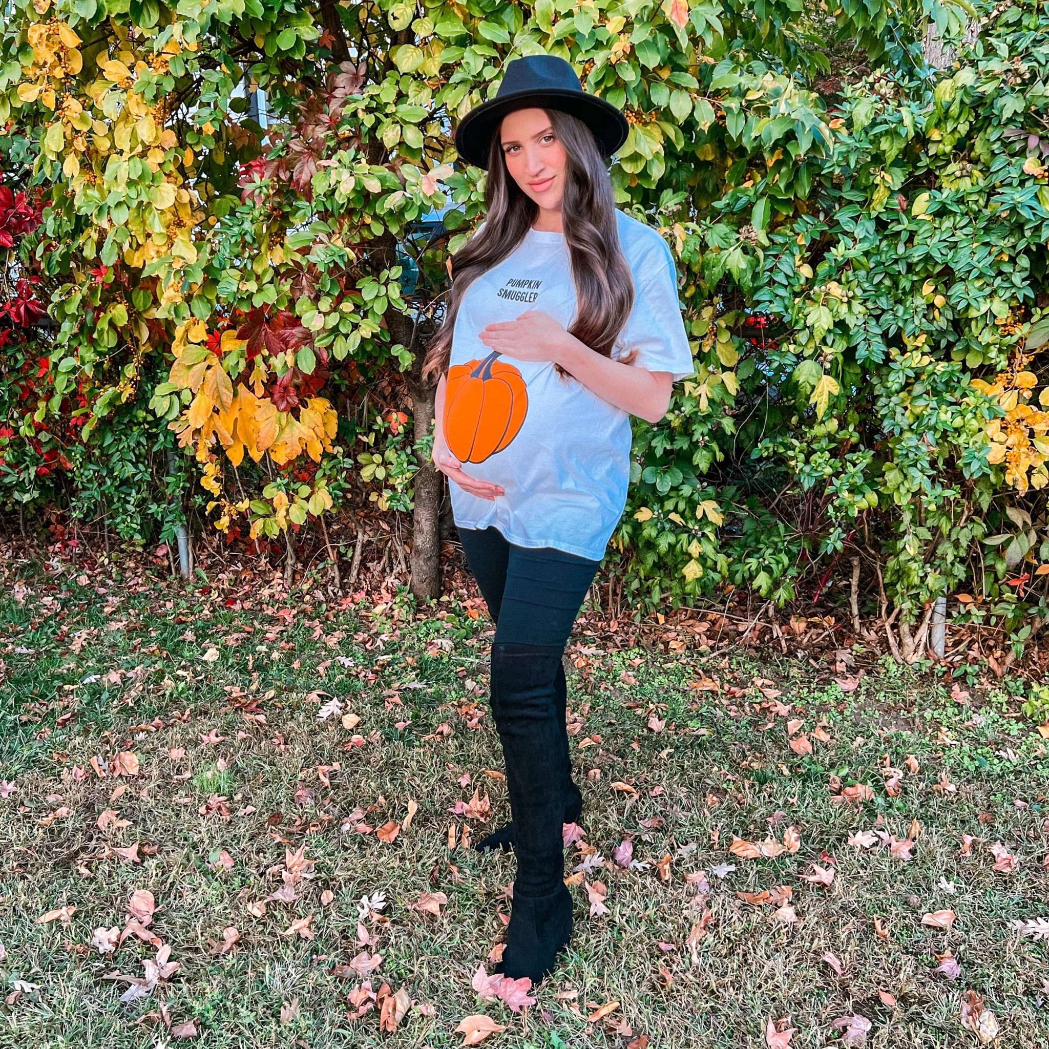 Pumpkin smuggler shirt, hat, & boots 🖤

#LTKbump #LTKunder50 #LTKfit