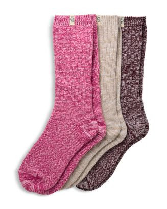Rib Knit Slouchy Crew Socks, Pack of 3 | Bloomingdale's (US)