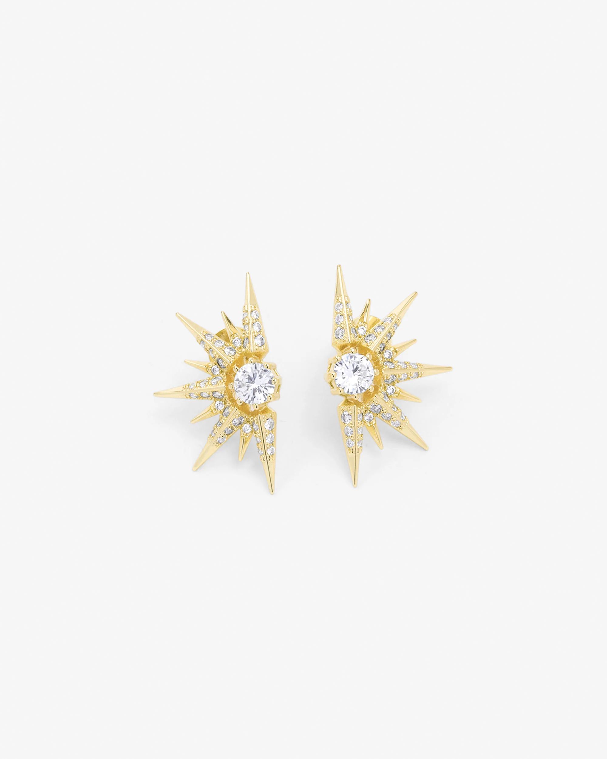 Gabriella Sunburst Stud Earrings | Melinda Maria