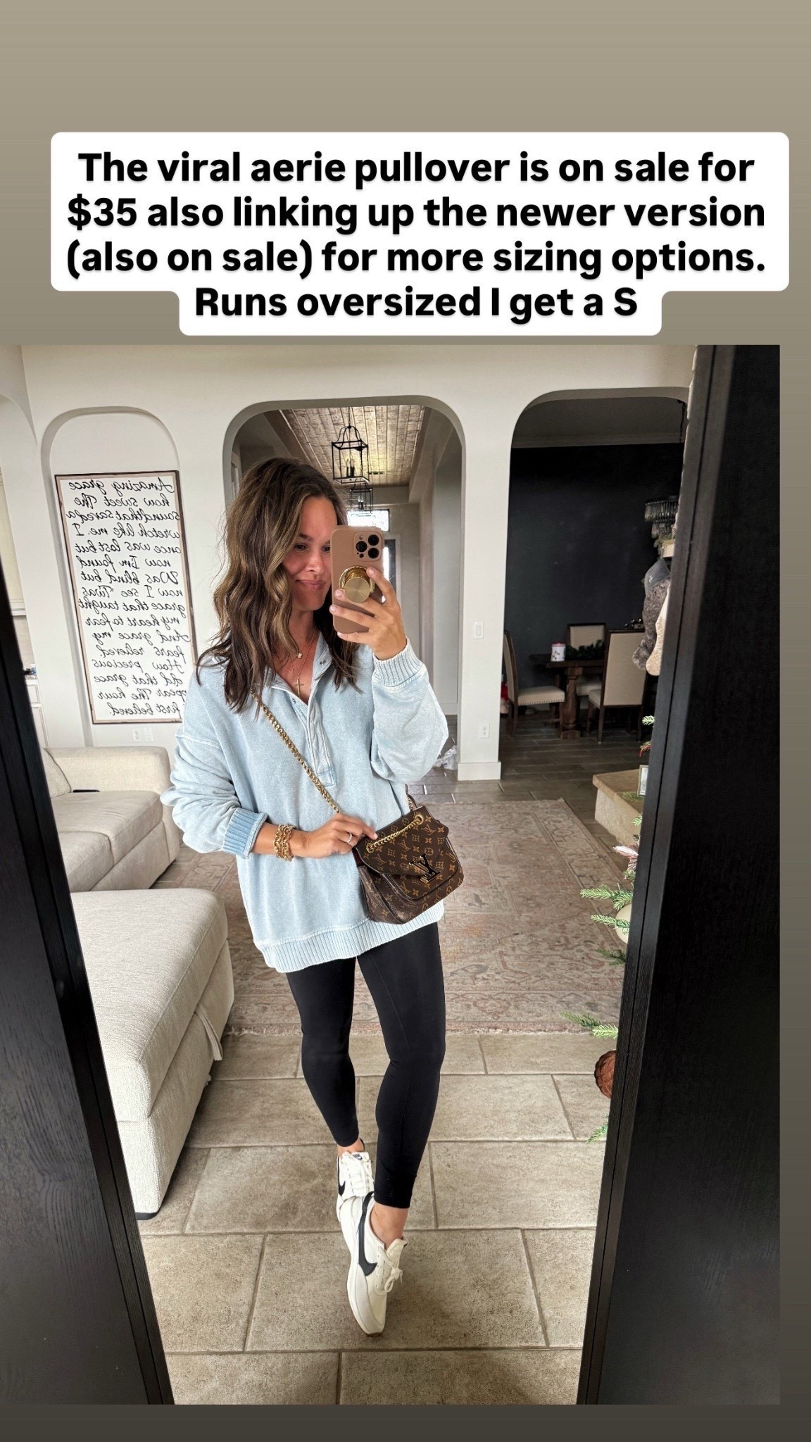 
The viral Aerie pullover everyone’s obsessed with 😍on sale!
It’s cozy, flattering, and the perfect throw-on for chilly fall mornings. I get why it went viral — it feels luxe but it’s actually affordable 🙌

✨ Soft, oversized fit for that effortless look
✨ Works with leggings or jeans
✨ Comes in so many perfect fall colors 🍂 #AerieOutfit
#FallOutfitInspo
#CozyStyle
#AffordableFashion
#EverydayOutfits

#LTKSaleAlert #LTKmomlife #LTKOver40