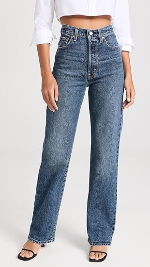 Levi's Women's Ribcage Full Length Jeans | Amazon (US)