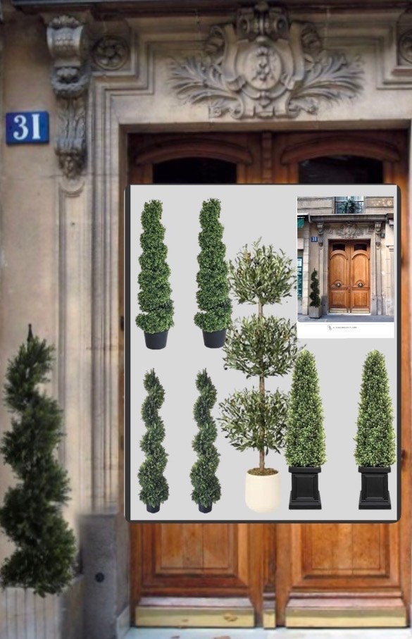 Sprucing up your space with faux greenery, perfect for any porch or indoor area/Amazon