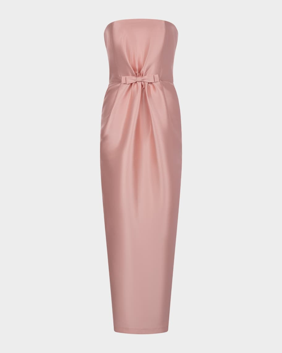 Lenette Bow Strapless Gown | Neiman Marcus